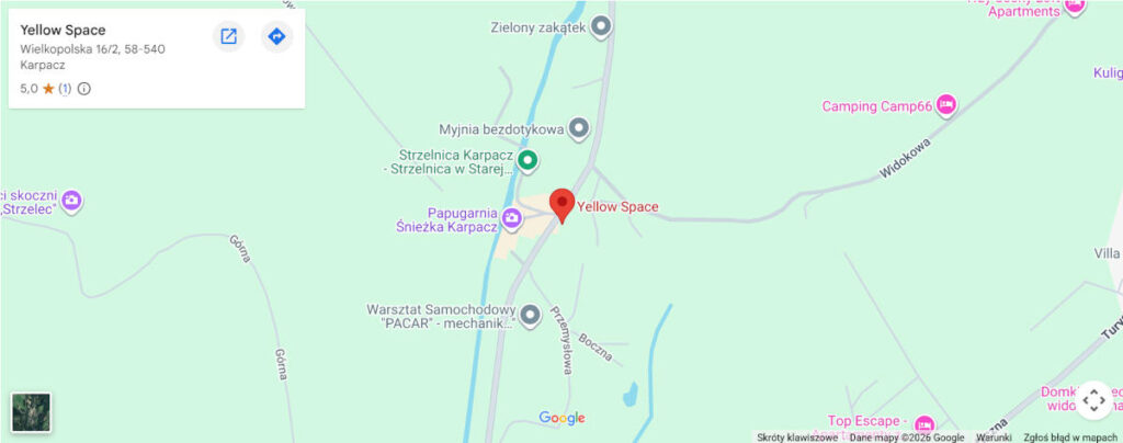 Yellow Space Karpacz | Mapa